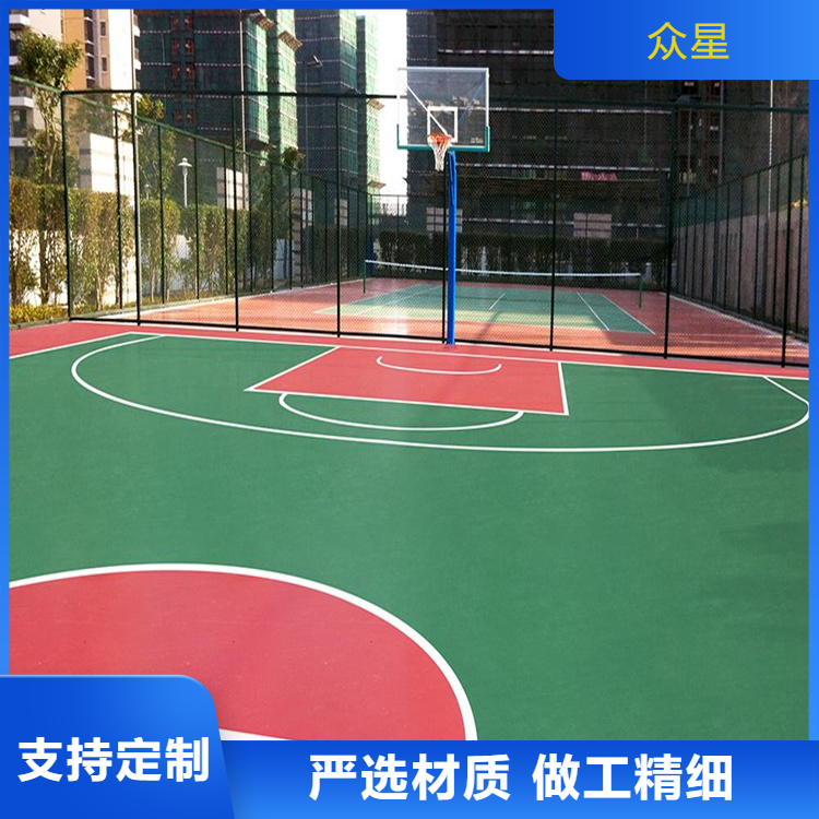 台州市塑胶跑道材料篮球场硅PU - 价格