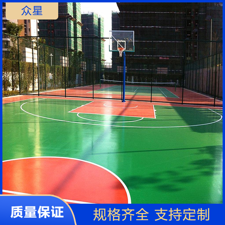 台州市塑胶篮球场篮球场硅PU - 排名